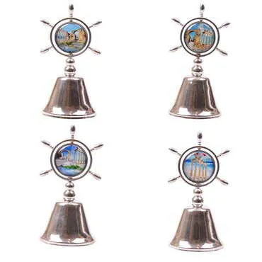 Toptan Side Temalı Myros Metal Dümen Çan 44x92 mm - 2