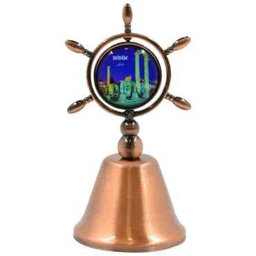 Toptan Didim Temalı Myros Bronz Dümen Çan - 5
