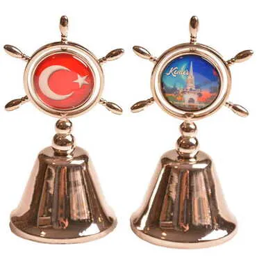 Toptan Kemer Temalı Myros Bronz Dümen Çan - 10