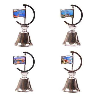 Toptan Alanya Temalı Myros Metal Bayrak Çan 44x96 mm - 2