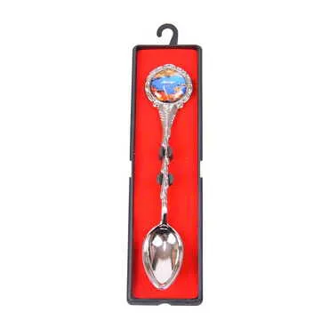 Toptan Alanya Temalı Myros Metal Hatıra Kaşık 25x130 mm - 4