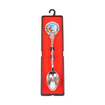 Toptan Alanya Temalı Myros Metal Hatıra Kaşık 25x130 mm - 5