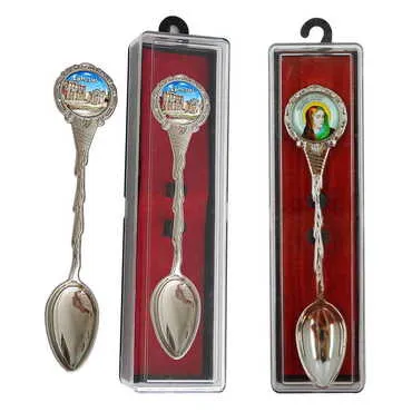 Ephesus Themed Collectible Souvenir Metal Tea Spon With Giftbox 25x130 mm - 4