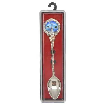 Toptan İzmir Temalı Myros Metal Hatıra Kaşık 25x130 mm - 7