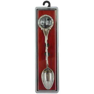 Toptan İzmir Temalı Myros Metal Hatıra Kaşık 25x130 mm - 8
