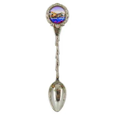 Toptan Marmaris Temalı Myros Metal Hatıra Kaşık 25x130 mm - 6