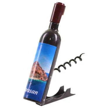Toptan Adrasan Temalı Myros Şişe Şekilli Tirbüşon Açacak 115x25x25 mm - 5