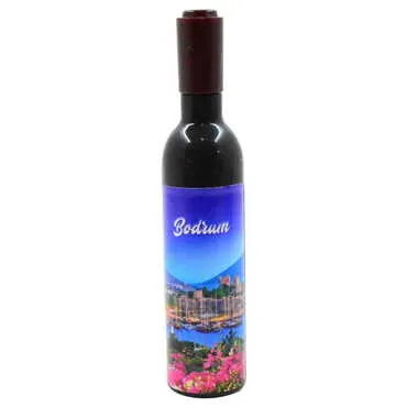 Toptan Bodrum Temalı Myros Şişe Şekilli Tirbüşon Açacak 115x25x25 mm - 6