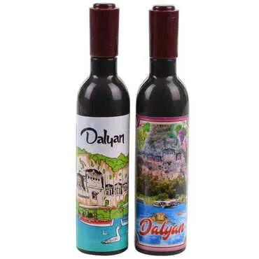 Toptan Dalyan Temalı Myros Şişe Şekilli Tirbüşon Açacak 115x25x25 mm - 4