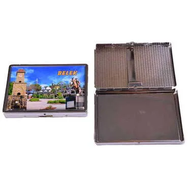 Belek Themed Metal Cigarette Case 103x80x11 mm - 4