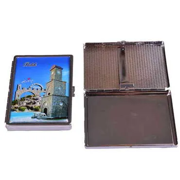 Belek Themed Metal Cigarette Case 103x80x11 mm - 7