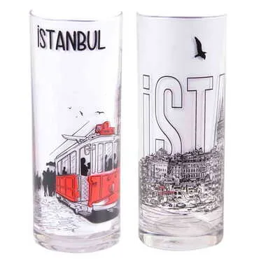 Istanbul Themed Custom Printed Raki-Ouzo Glass - 7
