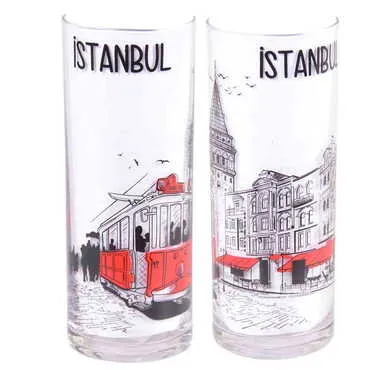 Istanbul Themed Custom Printed Raki-Ouzo Glass - 9