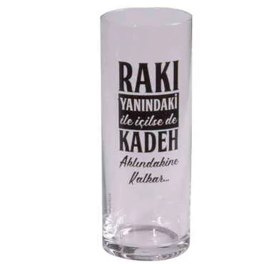 Toptan Yazılı Myros Baskili Raki Bardaği - 4