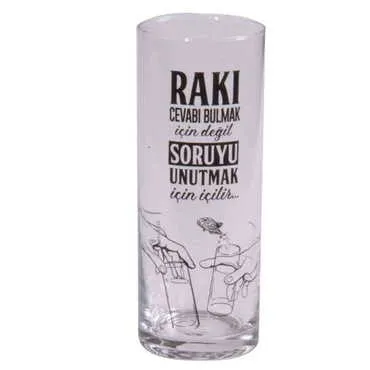 Toptan Yazılı Myros Baskili Raki Bardaği - 7