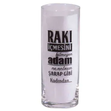 Toptan Yazılı Myros Baskili Raki Bardaği - 14