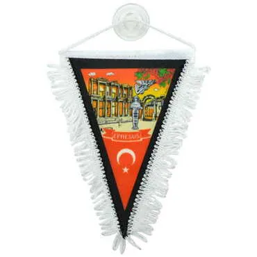 Toptan Efes Temalı Üçgen Flama 10X15 cm - 4