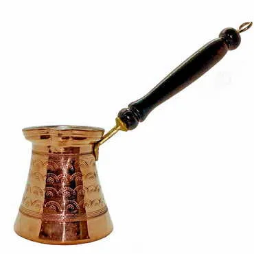Handmade Turkish Copper Coffee Pot No:6 - 5