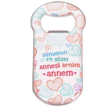 Toptan Anneye Özel Myros Metal Klasik Açacak Magnet 90x45 mm - 4