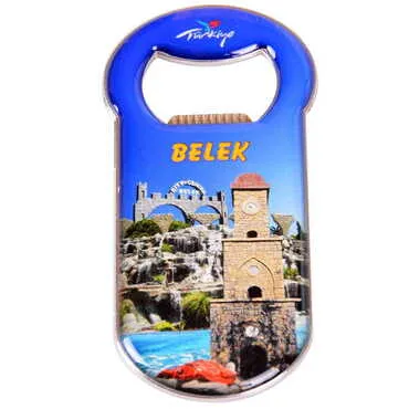 Belek Themed Customizable Metal Magnetic Bottle Opener 90x45 mm - 4