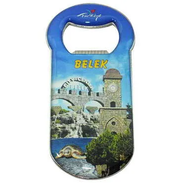 Belek Themed Customizable Metal Magnetic Bottle Opener 90x45 mm - 6