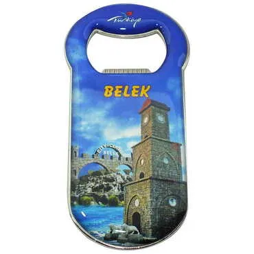 Belek Themed Customizable Metal Magnetic Bottle Opener 90x45 mm - 7