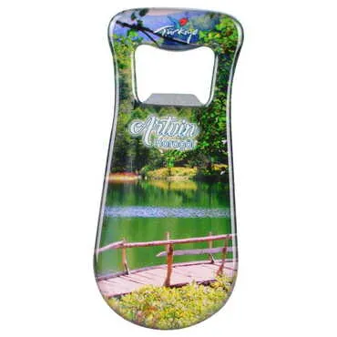 Toptan Artvin Temalı Myros Metal Damla Açacak Magnet 95x42 mm - 5