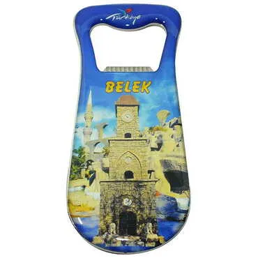 Toptan Belek Temalı Myros Metal Damla Açacak Magnet 95x42 mm - 6