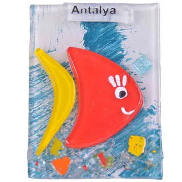 Toptan Antalya Temalı Cam Magnet - 7