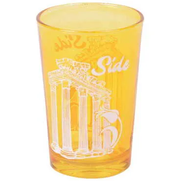 Side Themed Color Printed Glass Of Water - 4