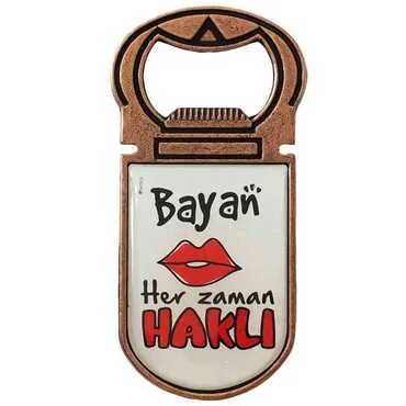 Toptan Sevgiliye Özel Myros Metal Açacak Magnet 40x95 mm - 5