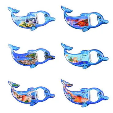 Toptan Alanya Temalı Myros Metal Yunus Açacak Magnet 102x67 mm - 3