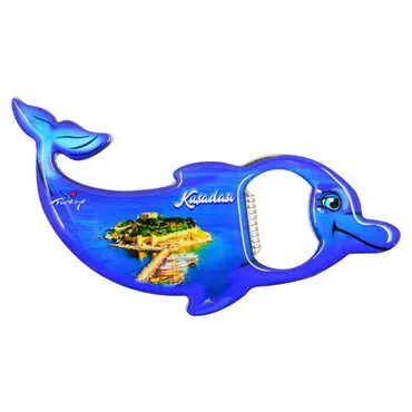 Toptan Kuşadası Temalı Myros Metal Yunus Açacak Magnet 102x67 mm - 4