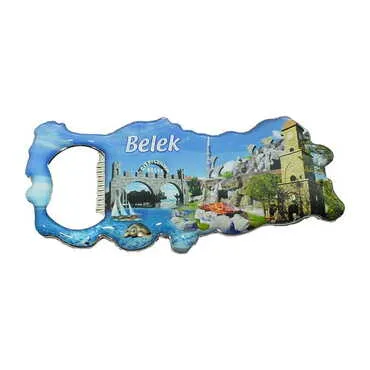 Toptan Belek Temalı Myros Metal Harita Açacak Magnet 100x45 mm - 3