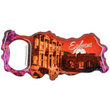 Toptan Efes Temalı Myros Metal Harita Açacak Magnet 100x45 mm - 4