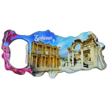 Toptan Efes Temalı Myros Metal Harita Açacak Magnet 100x45 mm - 5