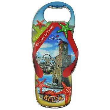 Toptan Belek Temalı Myros Metal Terlik Açacak Magnet 110x45 mm - 4