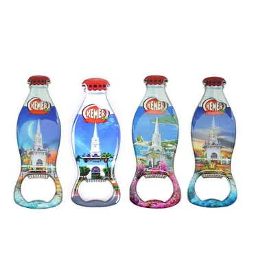 Toptan Kemer Temalı Myros Metal Kola Şişesi Açacak Magnet 120x41 mm - 3
