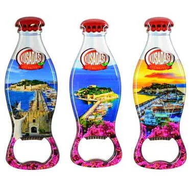 Kuşadası Temalı Myros Metal Kola Şişesi Açacak Magnet 120x41 mm - 5