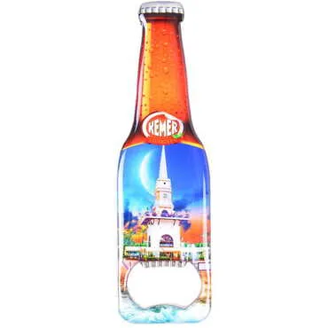 Kemer Themed Beer Bottle Shaped Metal Magnetic Bottle Opener 130x39 mm - 6