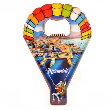 Toptan Marmaris Temalı Myros Metal Paraşüt Açacak Magnet 113x75 mm - 5