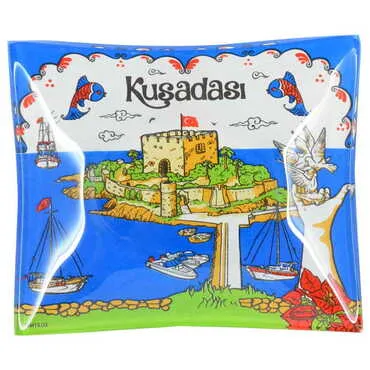 Kusadasi Themed Decorative Glass Appetizers 12X14 Cm - 6