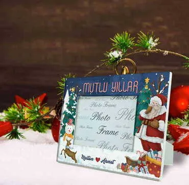 Toptan Yılbaşı Temalı Myros Fotoğraf Çerçevesi 10x15 cm - 5