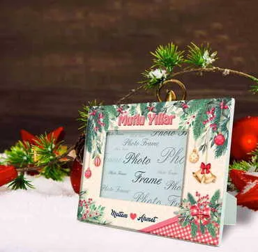 Toptan Yılbaşı Temalı Myros Fotoğraf Çerçevesi 10x15 cm - 6