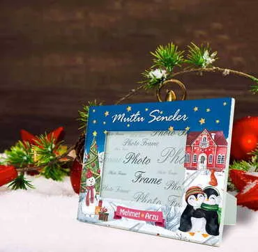 Toptan Yılbaşı Temalı Myros Fotoğraf Çerçevesi 10x15 cm - 8