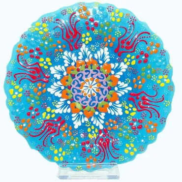 Toptan 18 Cm Kabartma Tabak - 3