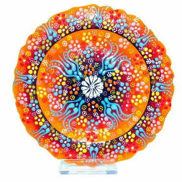 Toptan 18 Cm Kabartma Tabak - 5