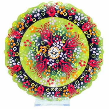 Toptan 18 Cm Kabartma Tabak - 9