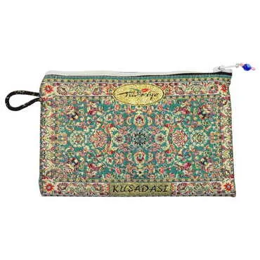 Kusadasi Themed Turkish Woven Purse 100x155 mm - 3