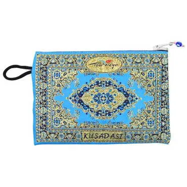 Kusadasi Themed Turkish Woven Purse 100x155 mm - 7